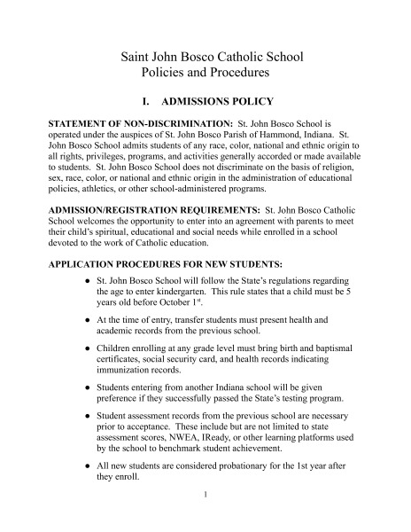Student/Parent Handbook